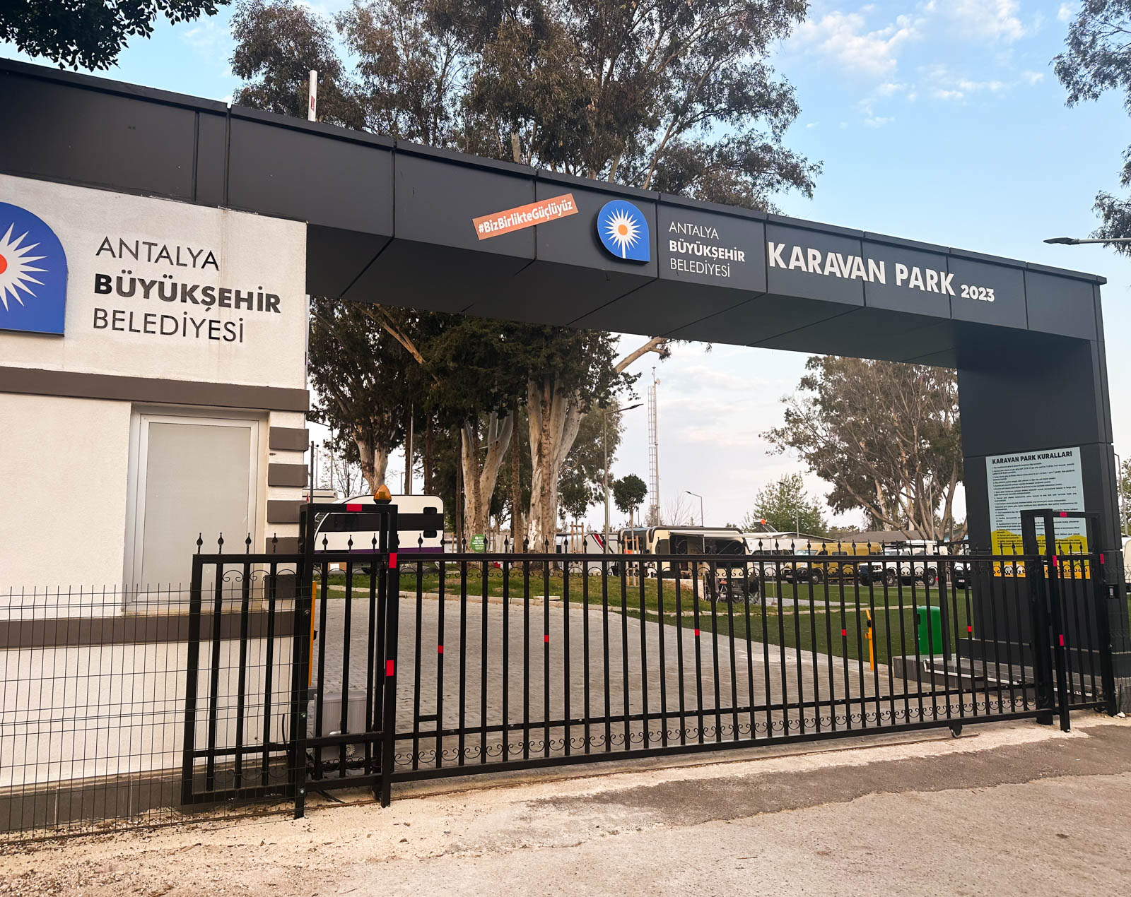 Antalya Büyükşehir Belediyesi Karavan Parkı